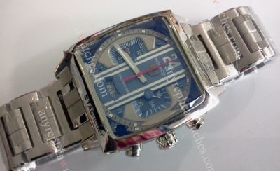 Tag Heuer Monaco 24 Calibre 36 Replica Watch SS Blue Face Tag Heuer Monaco Quartz Movement